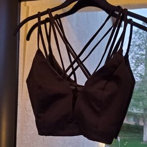 Black Strappy Top